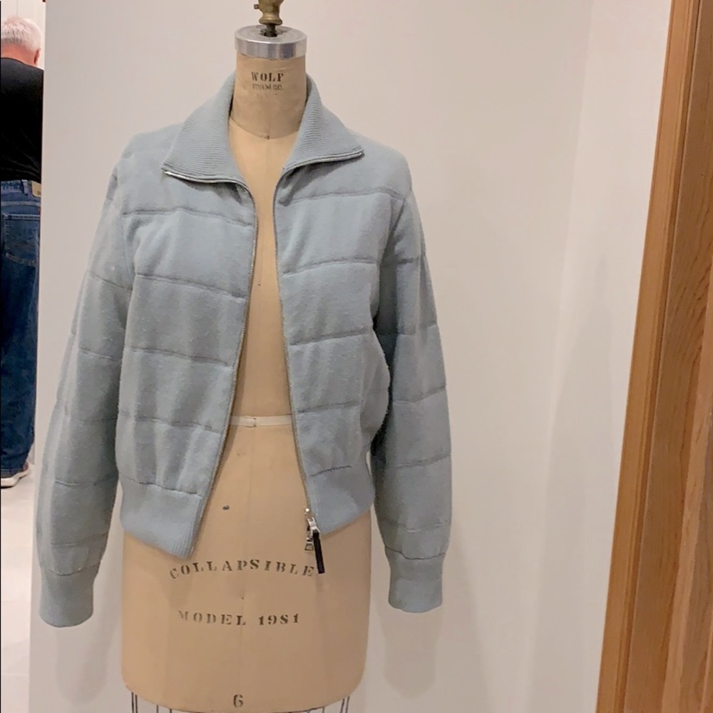 Reversible zip front bomber- DKNY collection